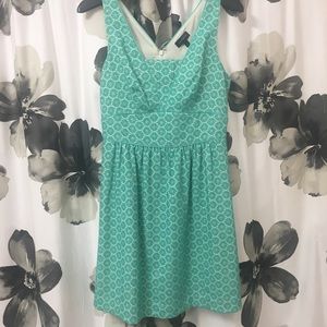 The Limited Green Lace Dress